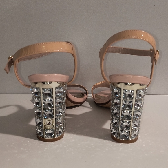 Dune London Women's 8 Pink & Tan Heels - Picture 2 of 8